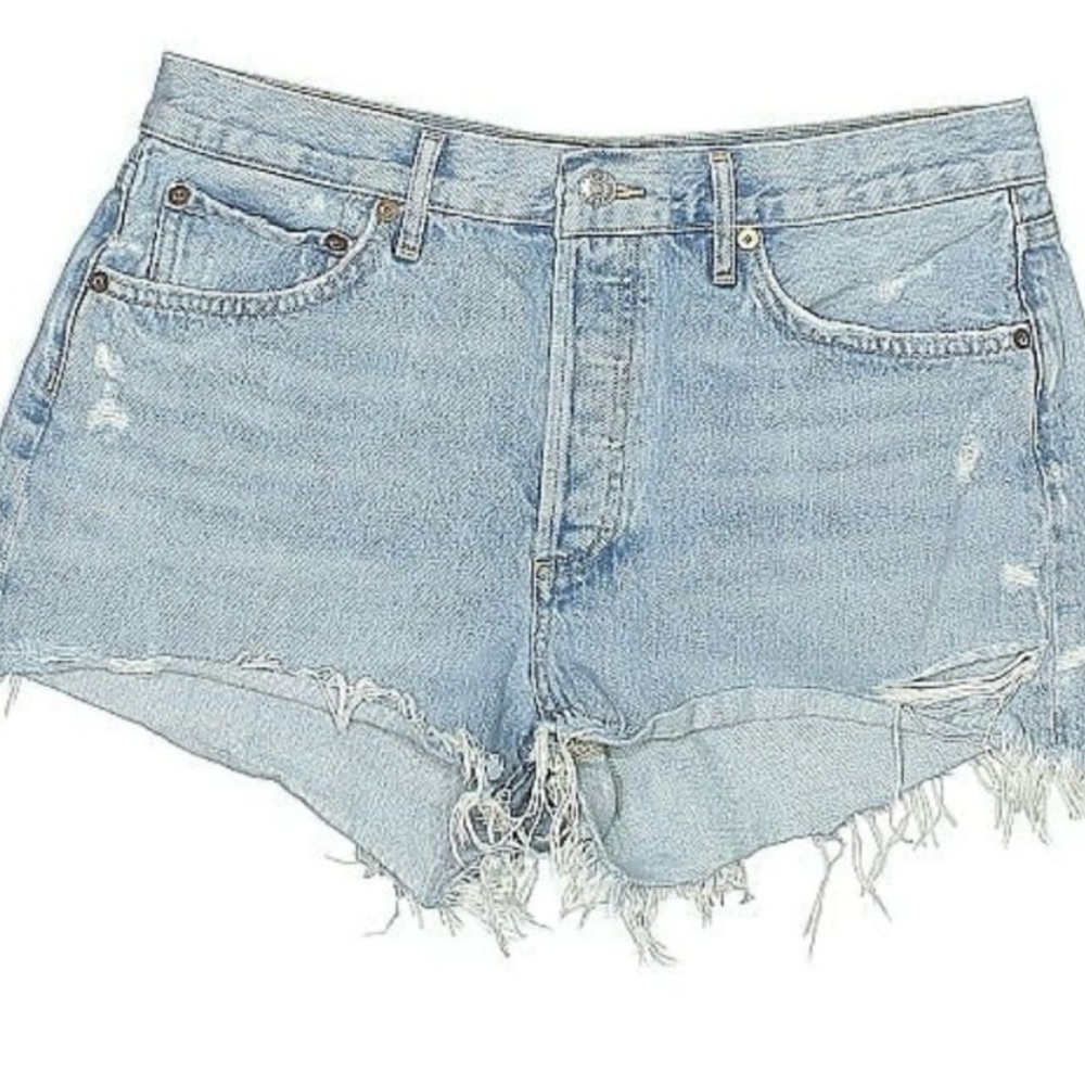 Agolde Light Blue parker Jean Shorts size 29